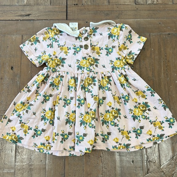 Wildflowers Miss Madeline floral Peter Pan collar bow top - Picture 7 of 7